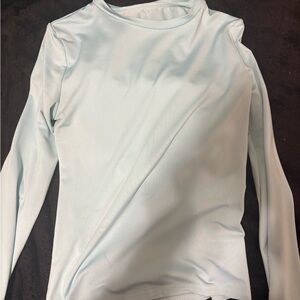 Light Blue Long Sleeve Women's Top